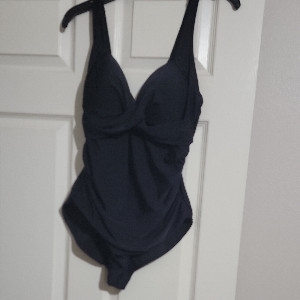 Elegant Black One-Piece Swimsuit